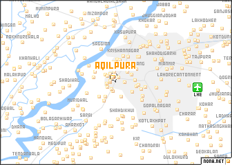 map of Aqilpura