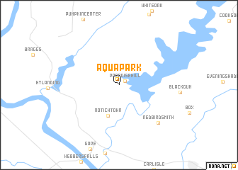 map of Aqua Park