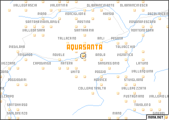 map of Aquasanta