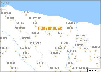 map of Aquermâlek