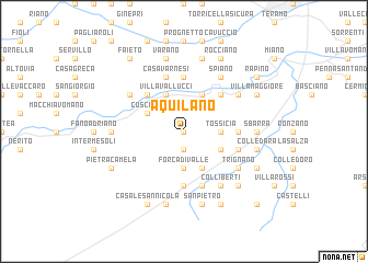 map of Aquilano