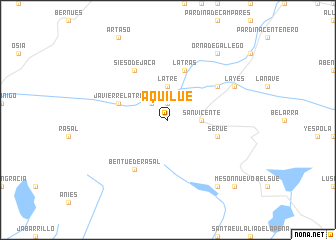 map of Aquilué