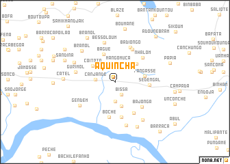 map of Aquinchá