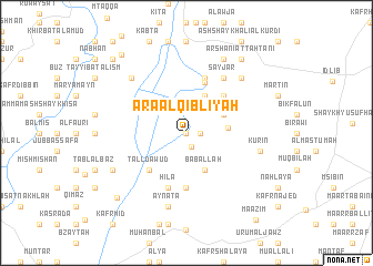 map of ‘Ará al Qiblīyah