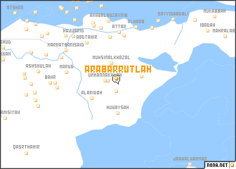 map of ‘Arab ar Ruţlah