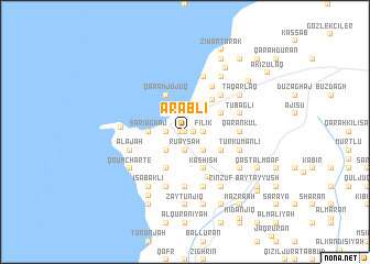 map of ‘Arablī