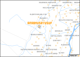 map of ‘Arab Mūsá Yūsuf