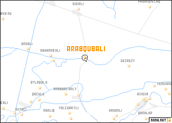 map of Ərǝb Qubalı