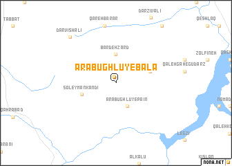 map of ‘Arab Ūghlū-ye Bālā