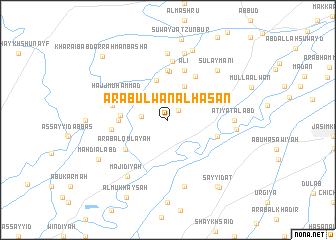 map of ‘Arab ‘Ulwān al Ḩasan