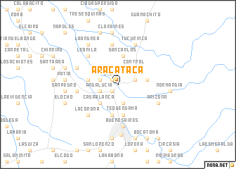 map of Aracataca