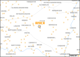 map of Araçá