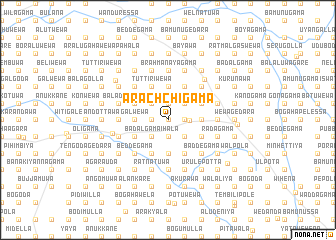 map of Arachchigama