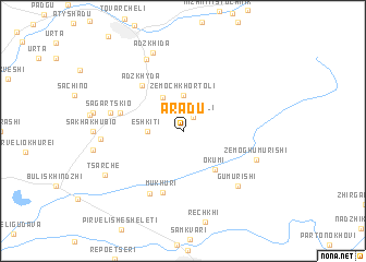 map of Aradu