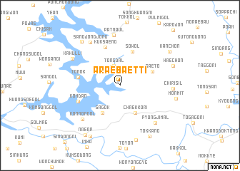 map of Araebaett\