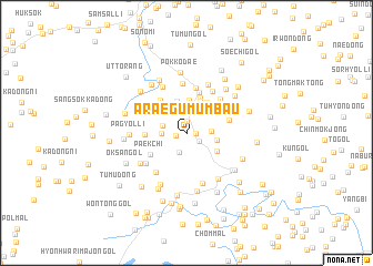 map of Araegŭmŭmbau
