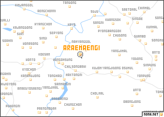 map of Araemaengi