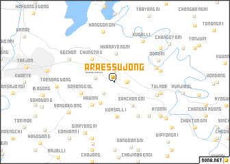 map of Araessujŏng