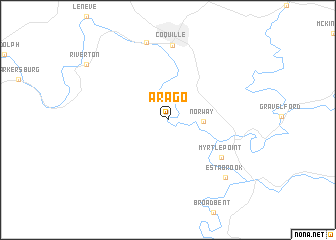 map of Arago