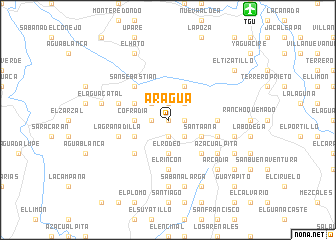 map of Aragua