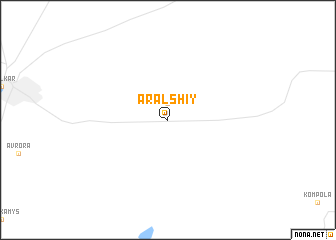 map of Aralshiy