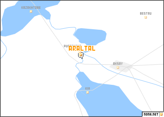 map of Araltal