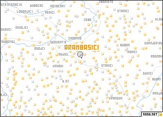 map of Arambašići