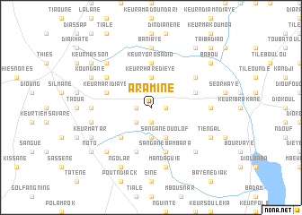 map of Aramine
