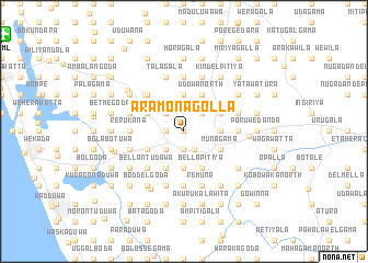 map of Aramonagolla