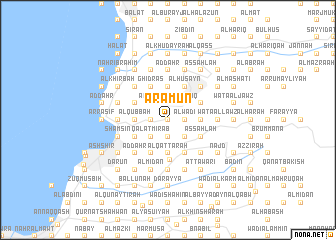 map of ‘Aramūn
