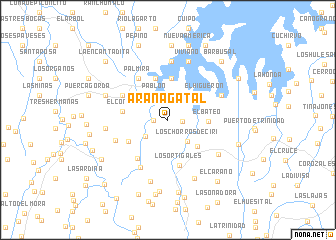 map of Arañagatal