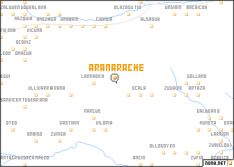 map of Aranarache