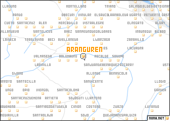 map of Aranguren