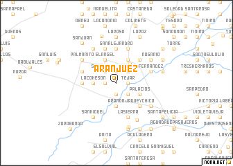 map of Aranjuez