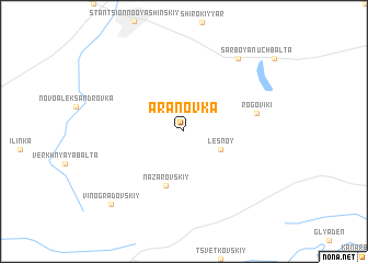 map of Aranovka