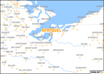 map of Aranquel