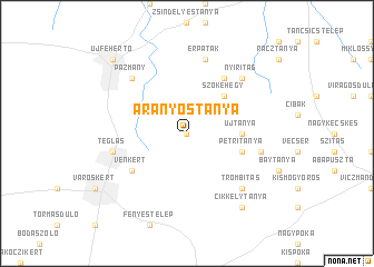 map of Aranyostanya