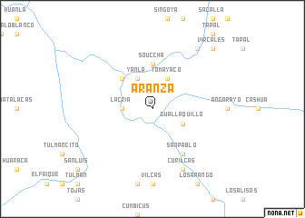 map of Aranza