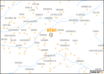 map of Aran