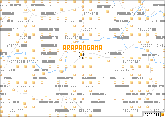 map of Arapangama