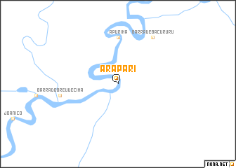 map of Arapari