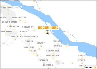 map of Arapkhana