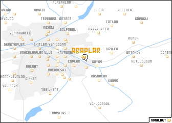 map of Araplar