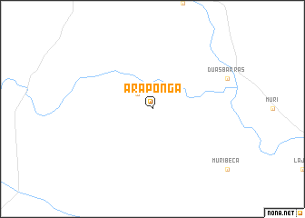 map of Araponga