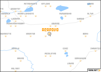 map of Arapovo