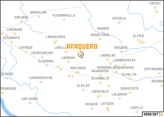 map of Araquero