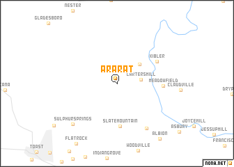 map of Ararat