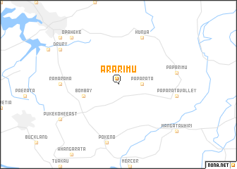 map of Ararimu