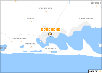 map of Araruama