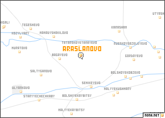 map of Araslanovo